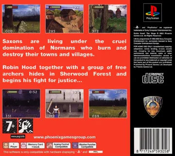 Robin Hood - The Siege (EU) box cover back